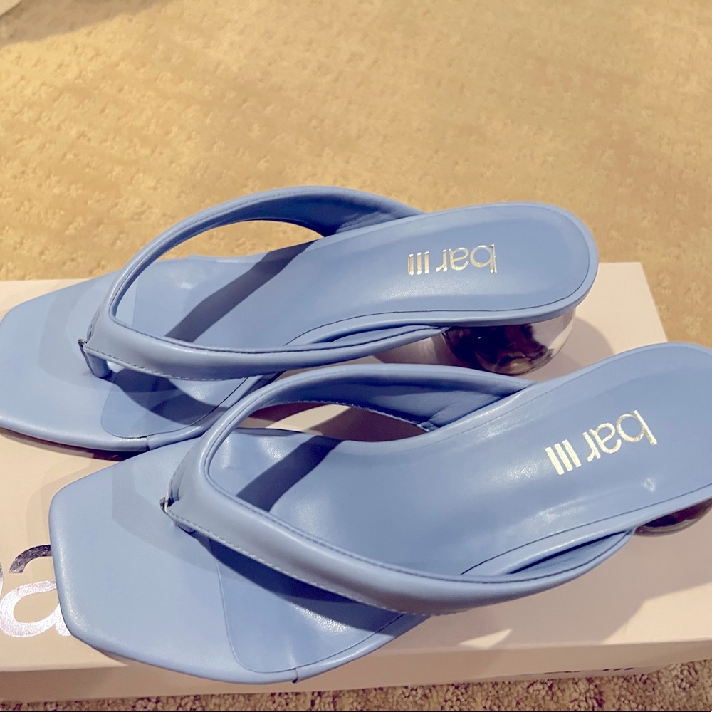 Bar III ball heel flip flops